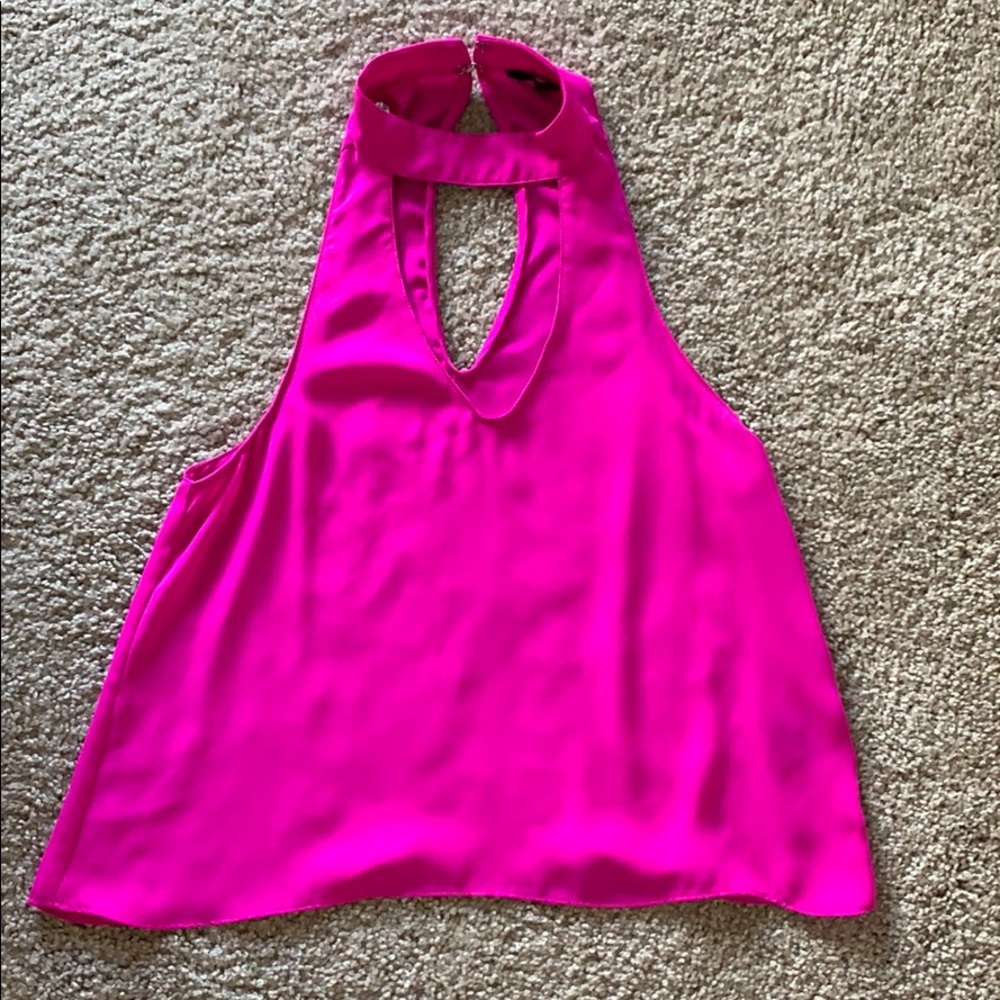Hot pink top